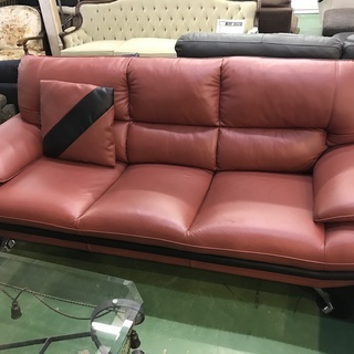 ニトリ　３人掛本革ソファ　ロゾ 