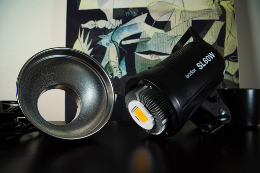 GODOX SL-60W ビデオカメラライト LEDスタジオライト 5600±300K Bowens ワイヤレスコントロール スタジオ撮影ライト