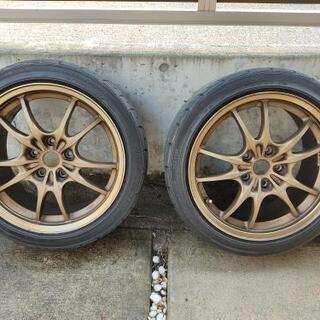 無限 MF10 17インチ 8JJ+55 5H PCD114.3 ブロンズ タイプR DC5 EP3 FD2 