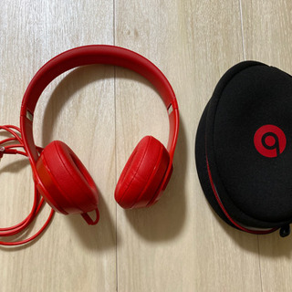 beats ヘッドホン レッド