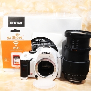 ◇極上美品＆スマホ転送◇ペンタックス k-x 28-200mm レンズセット