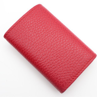 《GUCCI/プチマーモント 6連キーケース Aランク》456118 赤 極美