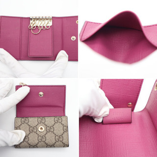 《GUCCI/GGスプリーム》ベージュダスティローズ 21111 Aランク 極美