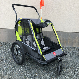 2人乗り　チャイルドトレーラー