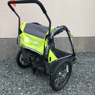 2人乗り　チャイルドトレーラー