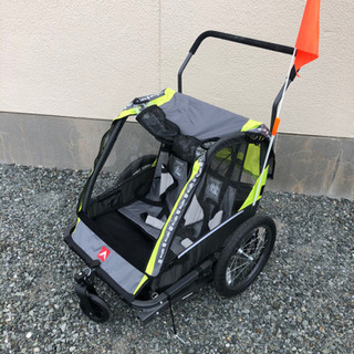 2人乗り　チャイルドトレーラー