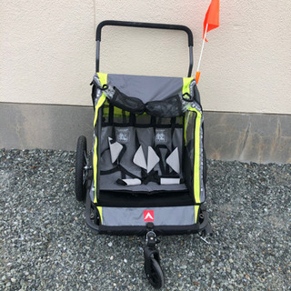 2人乗り　チャイルドトレーラー