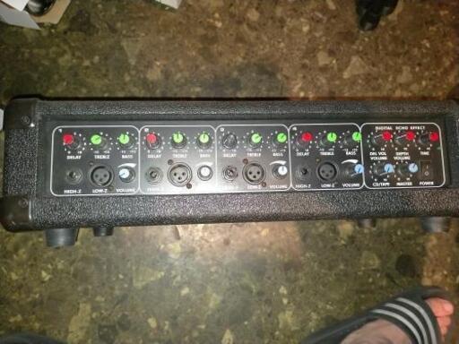 Neu MPA-8000II  パワードミキサー+モニタースピーカー２台