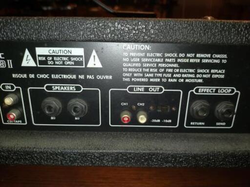 Neu MPA-8000II パワードミキサー+モニタースピーカー2台