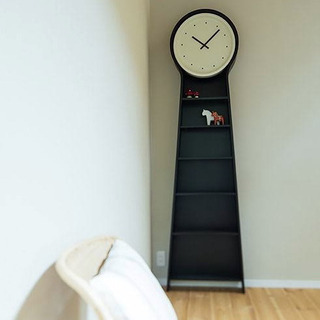 イケア (IKEA) ペンデル 床置き時計, ブラック, 56x198 cm