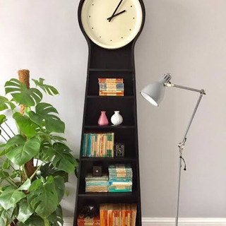イケア (IKEA) ペンデル 床置き時計, ブラック, 56x198 cm