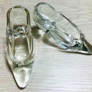 《値下げしました》本物のガラスの靴☆2足セット☆シンデレラ
