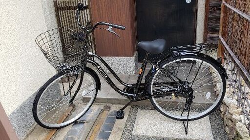 新品 自転車 黒