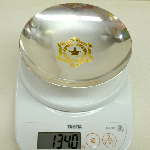 純銀杯 134g 札幌市30年勤続 元箱付属 酒器 記念品 インテリア コレクション ☆ 札幌市 清田区 平岡 - 酒器