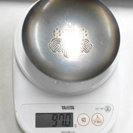銀杯　農林水産大臣　銀製品　未使用　97g 銀杯 農林水産大臣 銀製品 未使用 97g