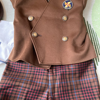 愛徳幼稚園 制服 女子 長袖 ブラウス 100 遠き