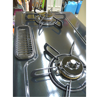 美品 2019年製 ガステーブル LPガス】幅56㎝ パロマ IC-S37-R