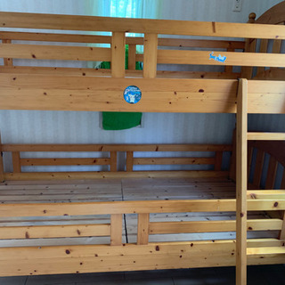 木製二段ベッド(受渡し予定者が決まりました)