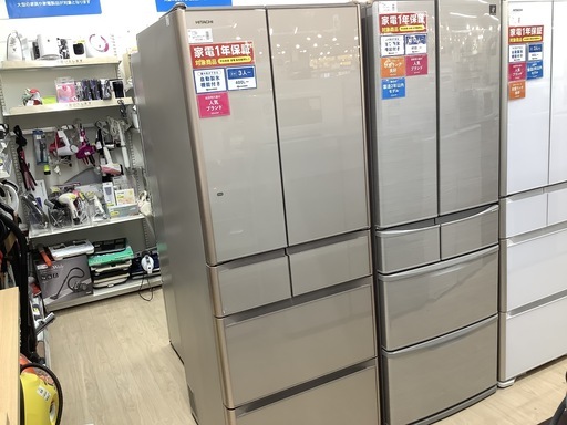 安心の1年保証付！2017年製 HITACHI(日立)の6ドア冷蔵庫「R-XG5100G」です！！