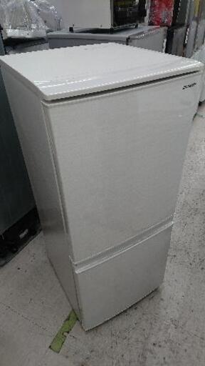 SHARP（シャープ） 137リットル　２ドア冷凍冷蔵庫 「SJ-D14E-W 」（2019年製）