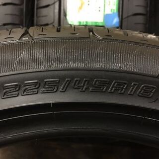 新品 DUNLOP ENASAVE EC203 225/45R18 18インチ 夏タイヤ 4本 2017年製 