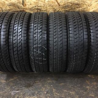 ほぼ未使用 BS BLIZZAK W979 205/75R16 113/111L LT 16インチ トラックタイヤ スタッドレス 6本 2014年製 (TW72) クレジットカード QR決済可能