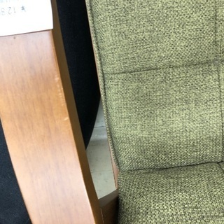 ソファ 2人掛けソファー型ベンチ メーカー不明 布地 グリーン