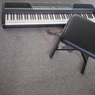 電子ピアノ KORG SP-170 88鍵盤
折りたたみピアノ椅...