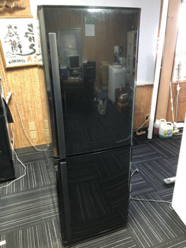 0807-100 三菱冷蔵庫　MR-H26S 2ドア　2012年 ブラック