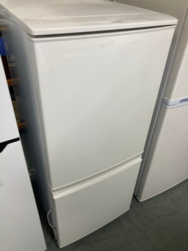 2016年製シャープ 冷蔵庫 つけかえどっちもドアタイプ 137L ホワイト SJ-D14B-W