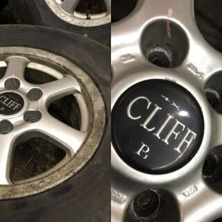 DUNLOP WINTER MAXX SJ8 265/70R16】冬 4本【CLIFF 社外 16インチ 7.5 