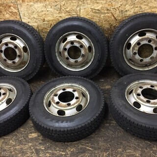 BS BLIZZAK W979 205/80R17.5 120/118L LT】トラック 6本【TOPY DMM 