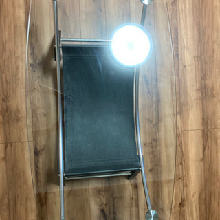 【ファニチャードーム】ガラステーブル 