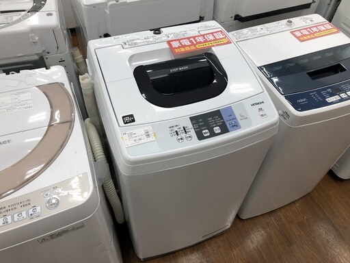 1年間保証付　HITACHI　全自動洗濯機　2018年製【トレファク所沢店】