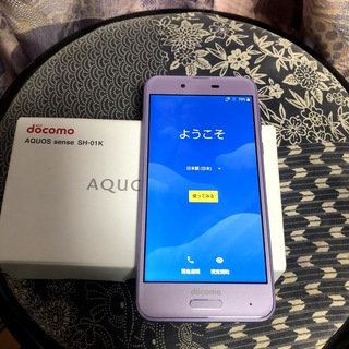 ドコモ SHARP AQUOS 有難 sense SH-01K ジャンク品 