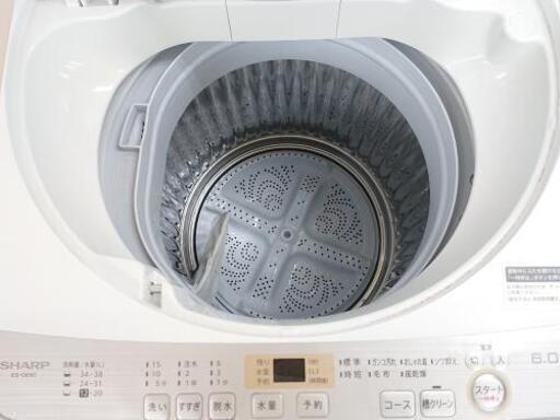 8-070  洗濯機   シャープ  ES-GE6C  6.0kg  2019年製