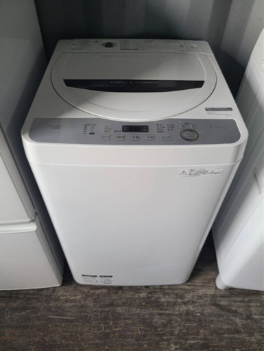 No.385 SHARP 5.5kg洗濯機　2018年製　近隣配送無料