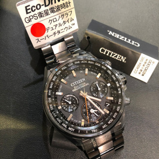 便速送料料 新品シチズン アテッサ ブラックチタン CC4004-58E GPS