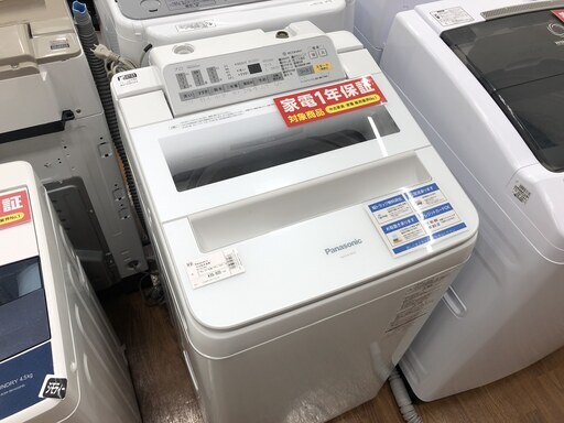 1年間保証付　Panasonic　全自動洗濯機　2017年製【トレファク所沢店】