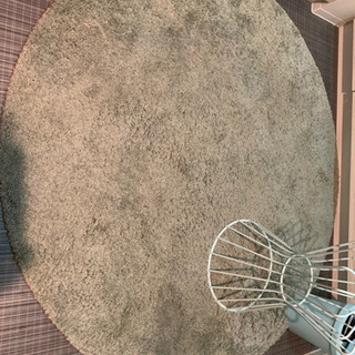 IKEA 円形　ラグ　直径約130cm