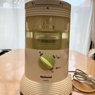 お茶葉の粉末器　「まるごと緑茶」ナショナル製品