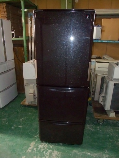 シャープ冷蔵庫350L sj-pw35c-t 2016年製 プラズマクラスター 自動製氷