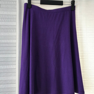 ユニクロ　スカート  サイズ L  紫