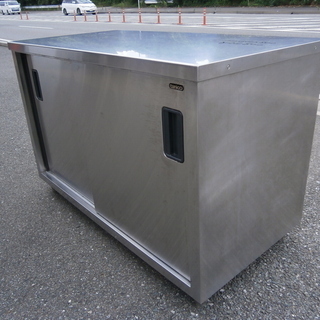 ☆中古品 タニコー 収納作業台 横1200×奥600×高800㎜