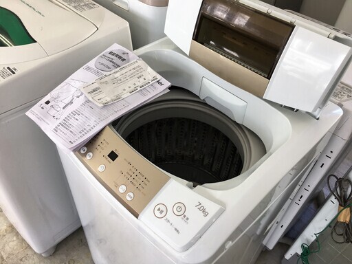 ランキング第1位 ハイアール7.0K洗濯機　2018年製！！！分解クリーニング済み！！！ 洗濯機
