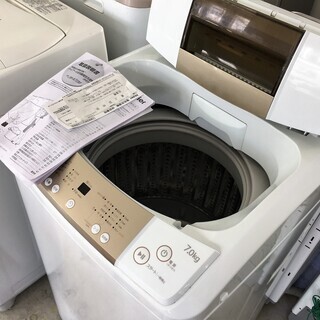 ハイアール7.0K洗濯機　2018年製！！！分解クリーニング済み！！！