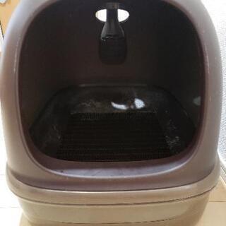 【商談中】猫トイレ　ニャンとも清潔トイレ　ドーム型(茶色)