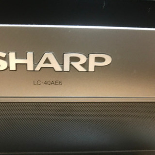 sharp フルHDテレビ　40型　型番LC40AE6