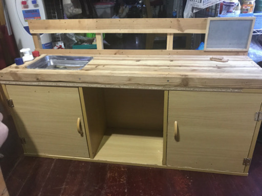 あげます おままごとキッチン手作り収納 さっちゃまん 赤嶺の家具の中古あげます 譲ります ジモティーで不用品の処分