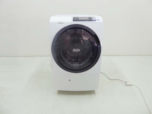 日立 HITACHI  2017年製 ドラム洗濯機 ヒートリサイクル 風アイロン ビッグドラム スリム BD-SG100AL 10キロ 乾燥6キロ